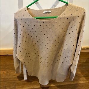 Tan thicker 3/4-long sleeve shirt